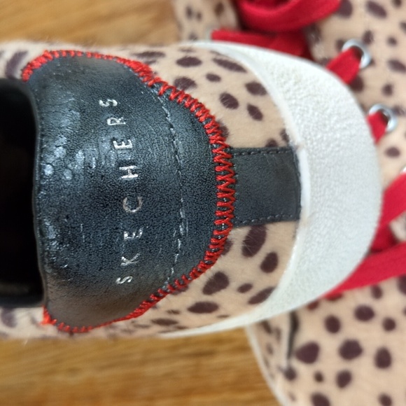 Skechers Los Angeles Leopard Print Sneakers Size 7.5 - Picture 13 of 14